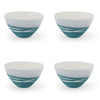 Tipperary Paul Maloney Teal Bowls Set of 4