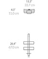 Simplehuman Medium adjustable shower caddy