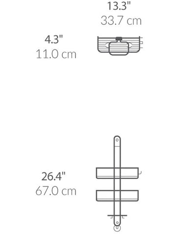 Simplehuman Medium adjustable shower caddy