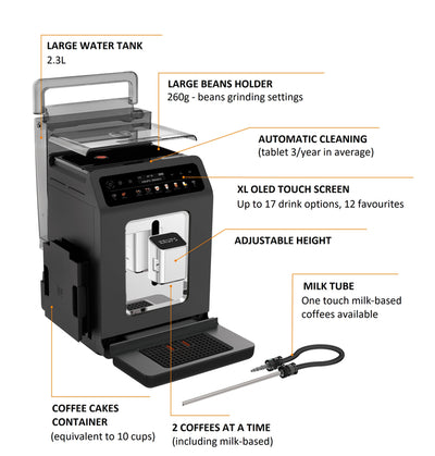 Krups Evidence One Beans to Cup Coffee Machine: EA895N40