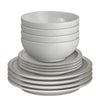 Denby Dove Grey 12 Piece Dinner Set