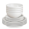 Denby Cotton White 12 Piece Dinner Set