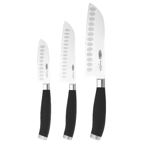 Stellar James Martin 3 Piece Santoku Knife Set IJ330