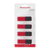 KitchenAid 4pc Kitchen Clips Set – Empire Red KQG325OHERE