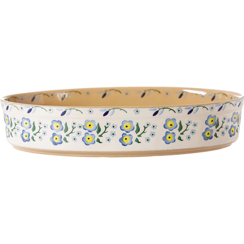 Nicholas Mosse Forget Me Not - Medium Oval Oven Dish