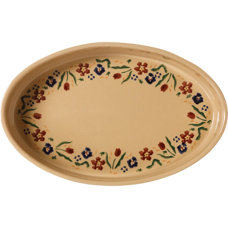 Nicholas Mosse Wild Flower Meadow - Medium Oval Oven Dish