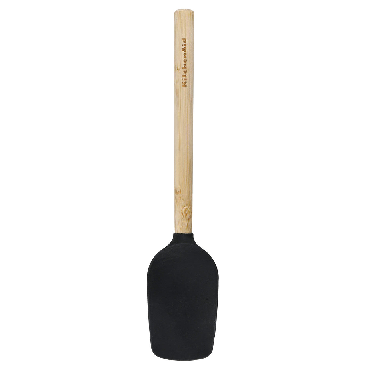 KitchenAid Heat Resistant Bamboo Spoon Spatula with Silicone Head  KQG630OHOBE