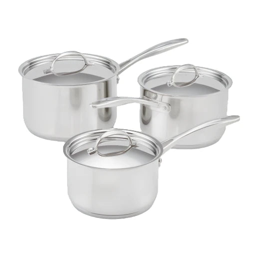 Stellar 7000 Profile 3 Piece Saucepan Set: S7A1