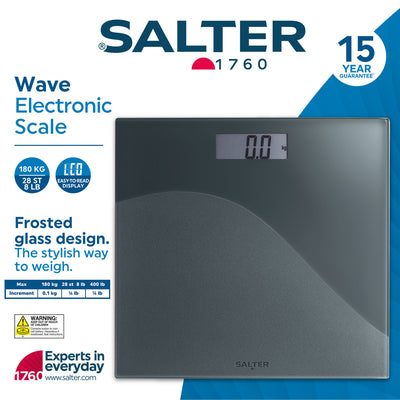 Salter Wave Digital Bathroom Scale