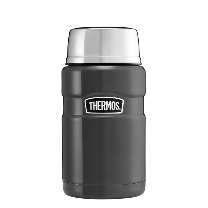 Thermos Stainless King Food Flask 710ml Gun Metal