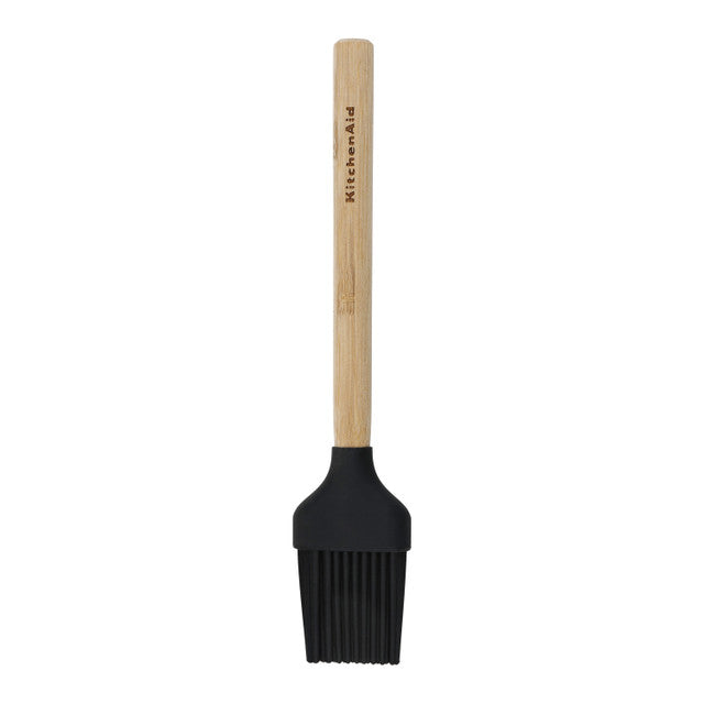 KitchenAid Bamboo Pastry Brush with Heat Resistant and Flexible Silicone Head KQG641OHOBE