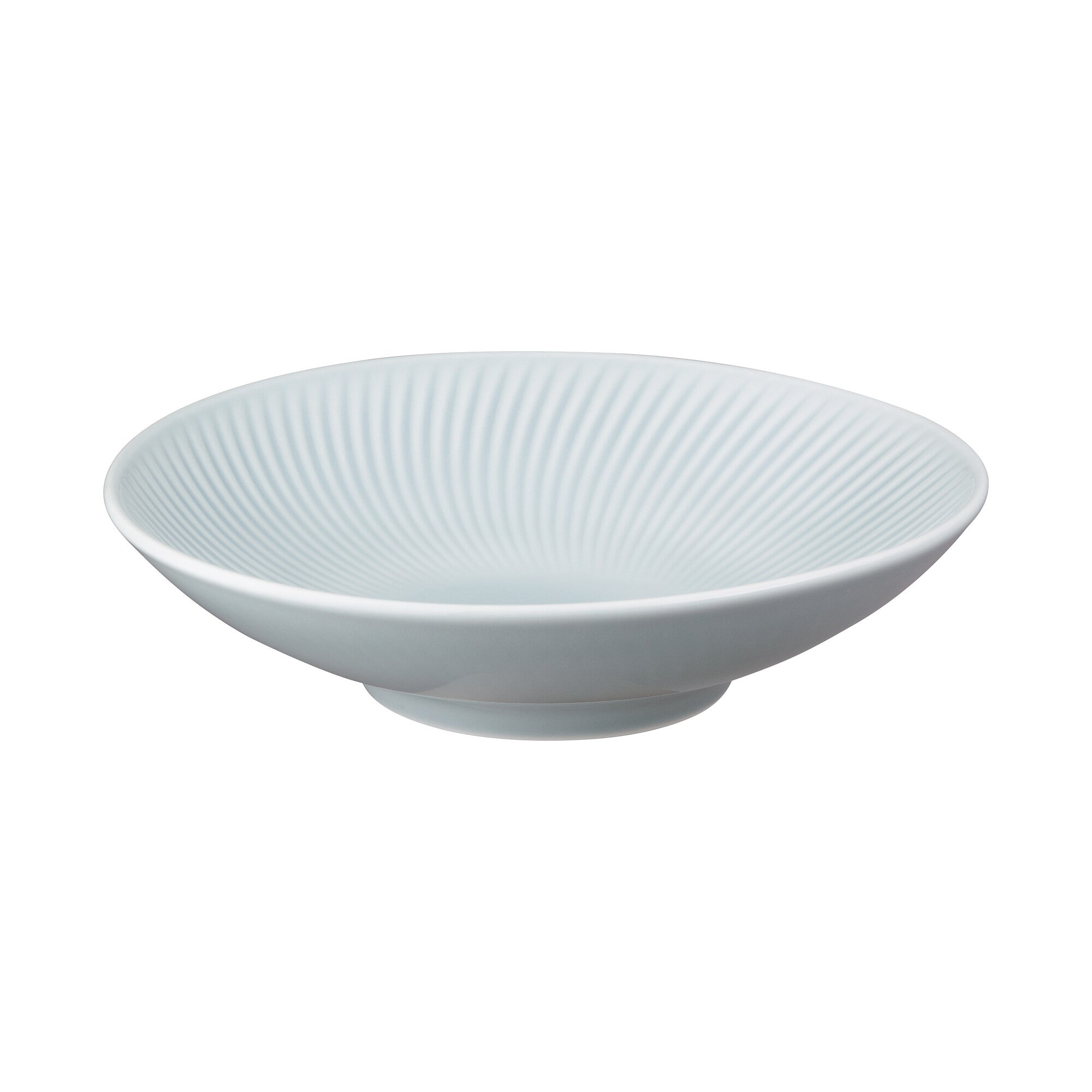 Denby Porcelain Arc Grey Pasta Bowl