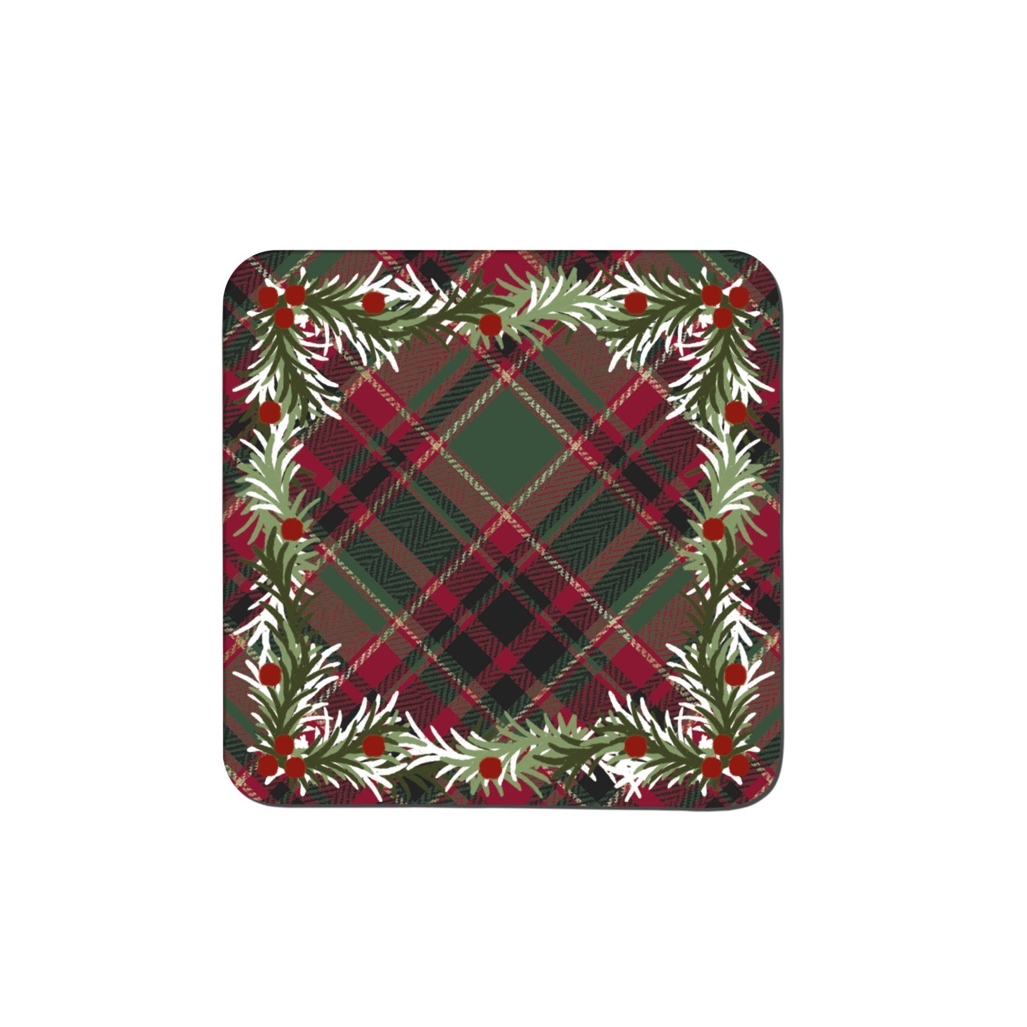 Denby Noel Tartan Set of 6 Coasters