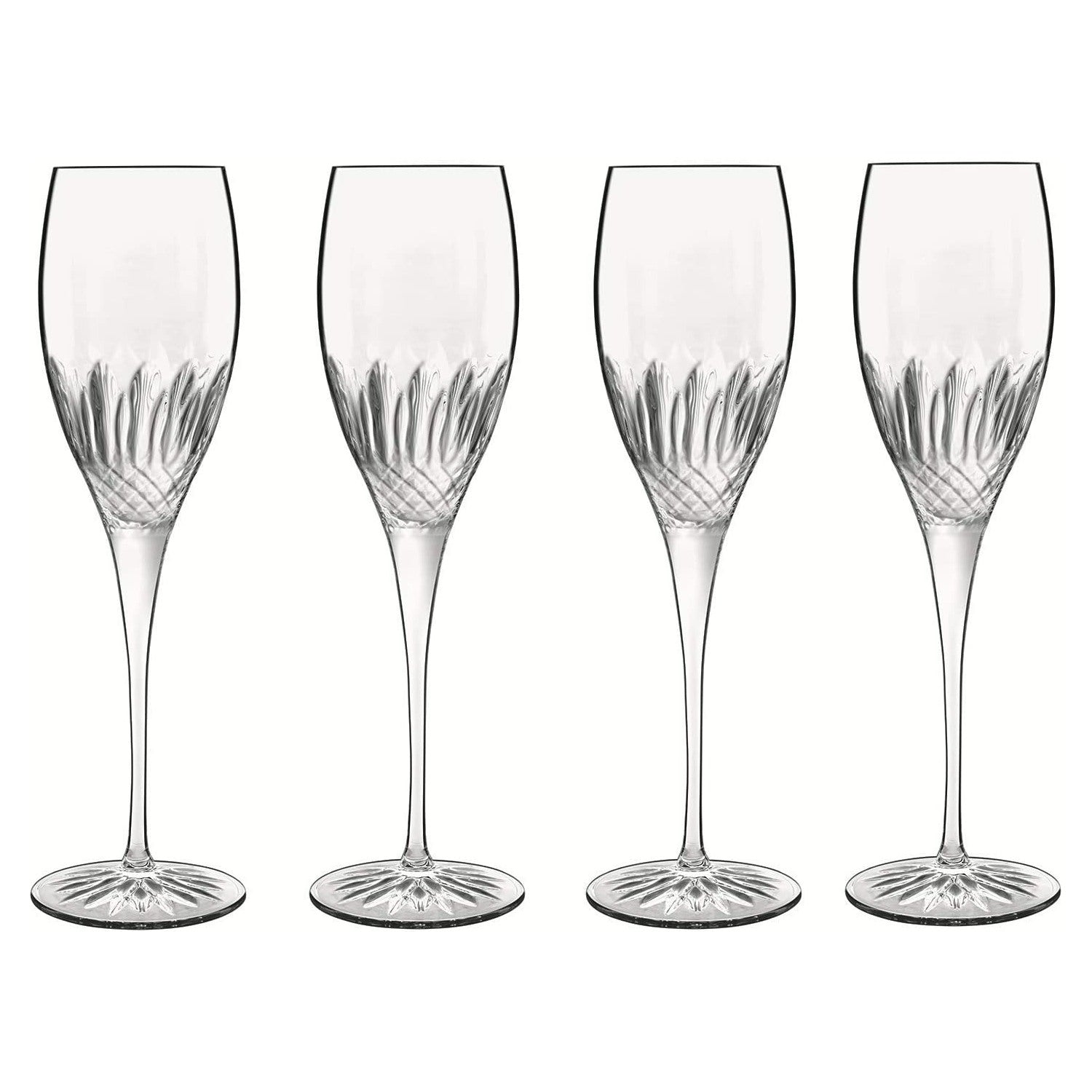 Luigi Bormioli Diamante White Wine Glass Set Of 4