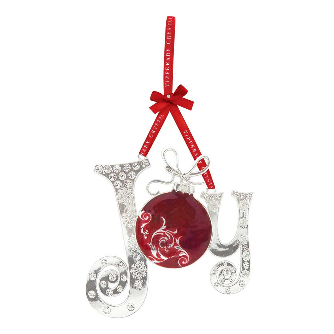 Tipperary Crystal Sparkle Joy Christmas Decoration