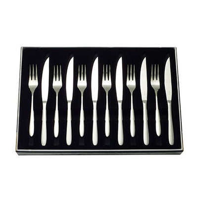 Stellar Winchester 12 Piece Steak Knife & Fork Set: BW36