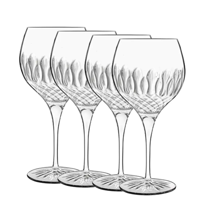 Luigi Bormioli Diamante White Wine Glass Set Of 4