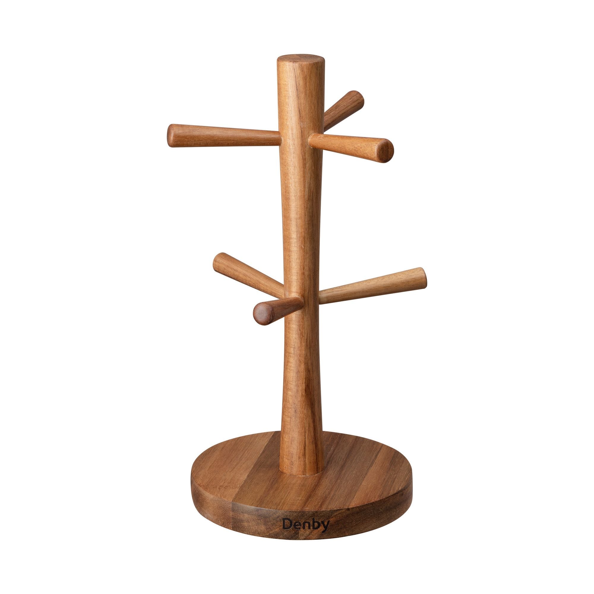 Denby Acacia Wooden Mug Tree