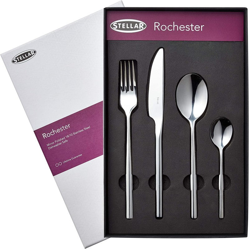 ROYAL DOULTON 16pc Gordon Ramsay Cutlery Set, Inc: Teaspoons