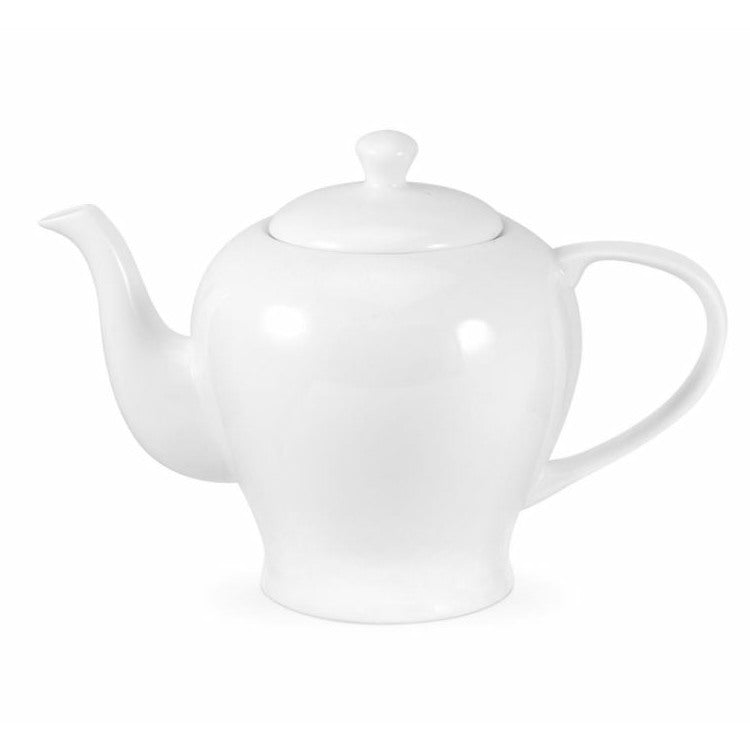 Fine Bone China White Teapot