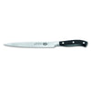 Victorinox Grand Maître Swiss Fully Forged Knives Filleting Knife 20cm Black